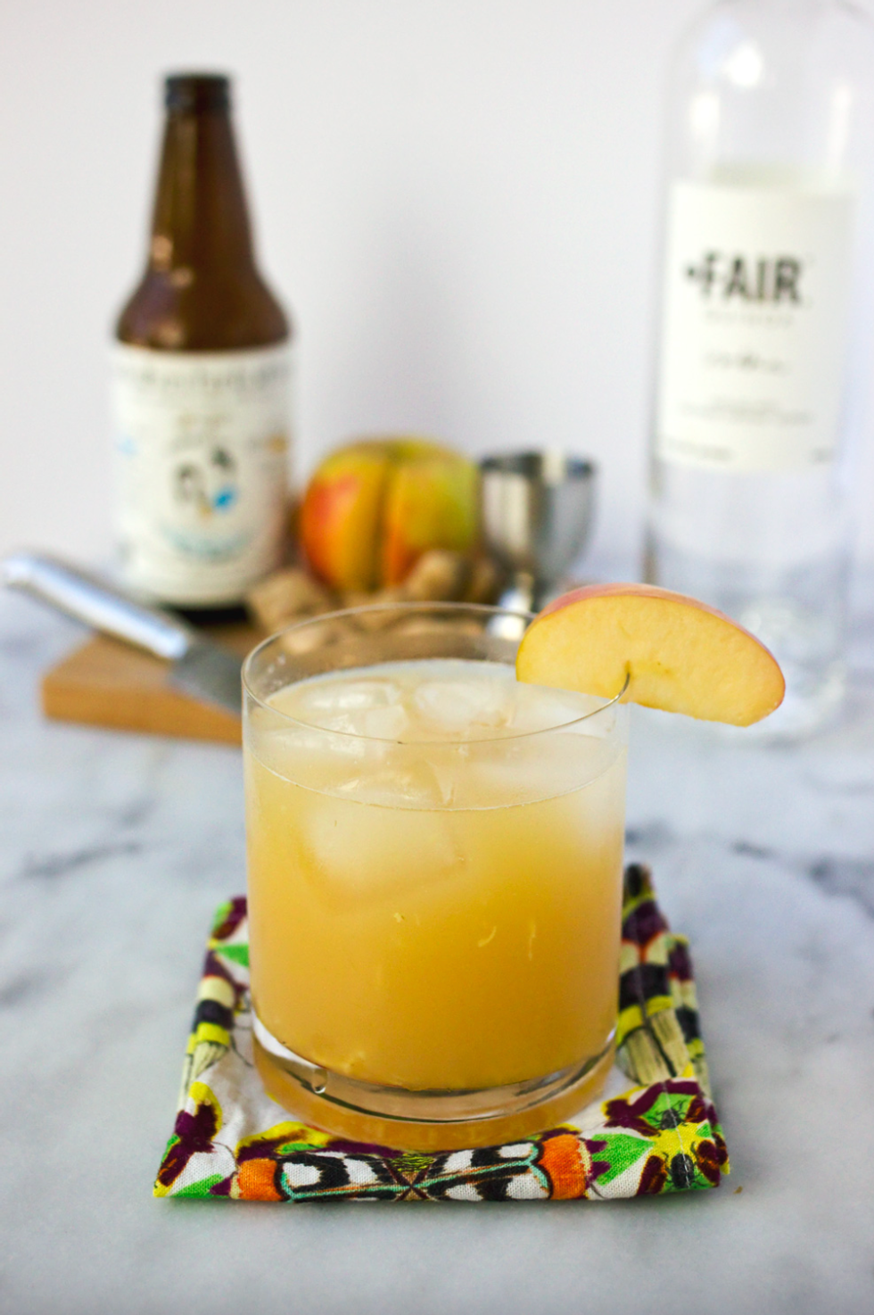 ginger apple kombucha