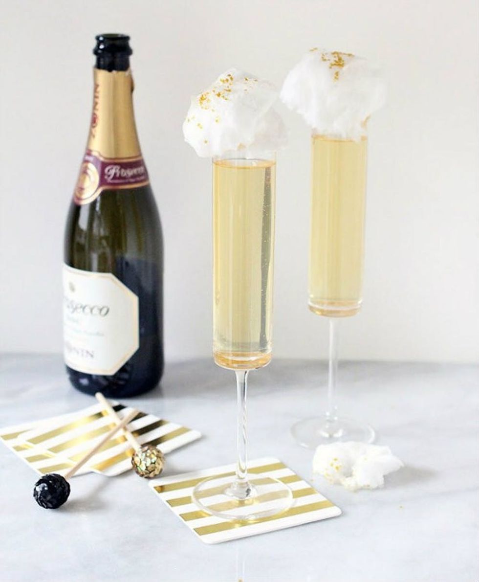Ginger + Prosecco Cocktail