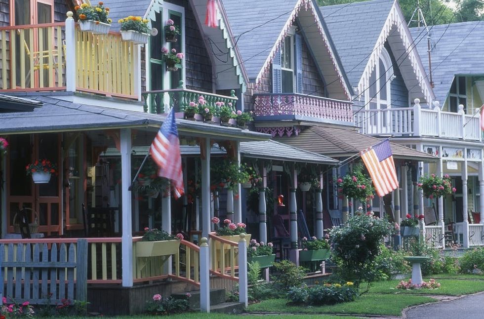 Gingerbread houses in Martha's Vineyard