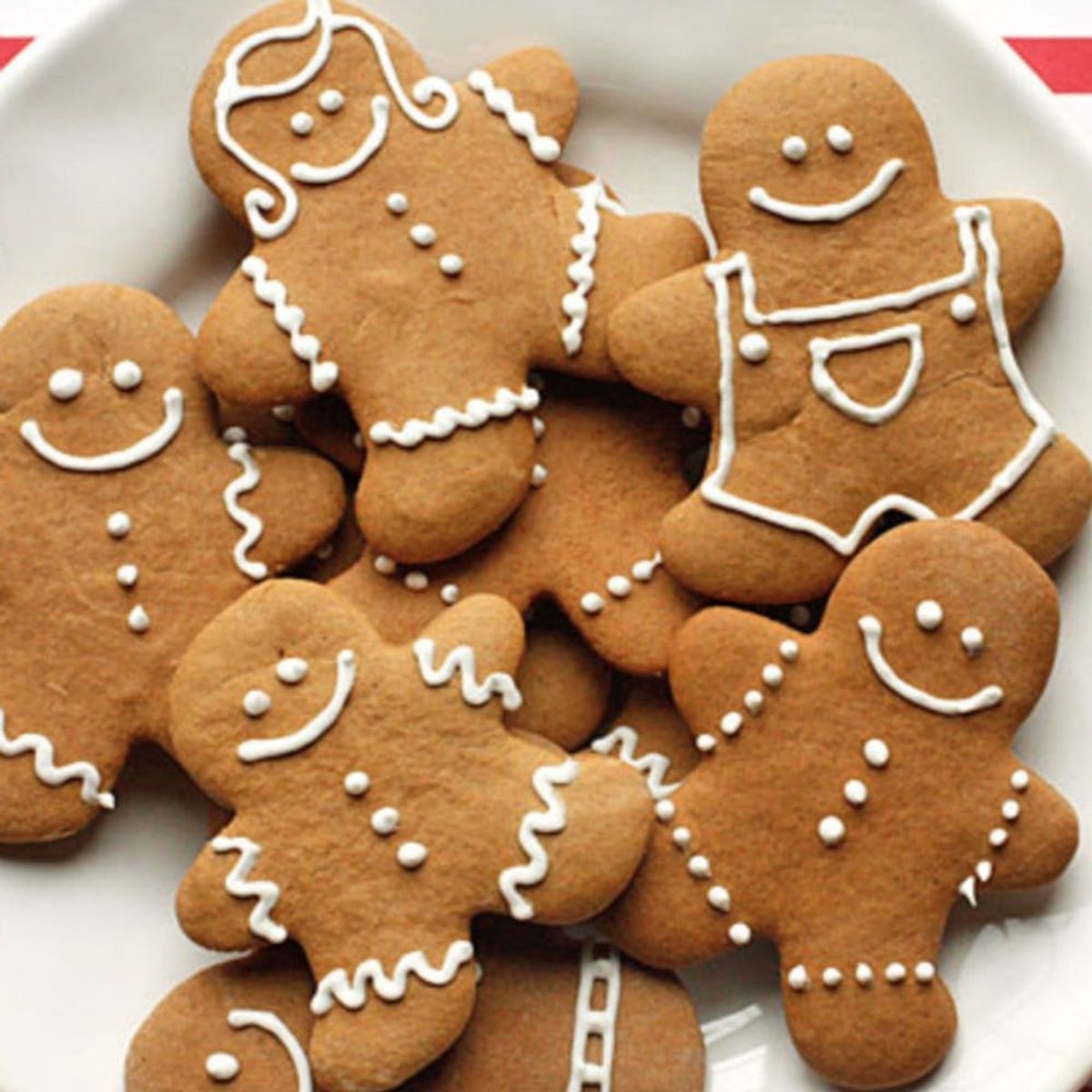 gingerbread men healthy christmas cookies