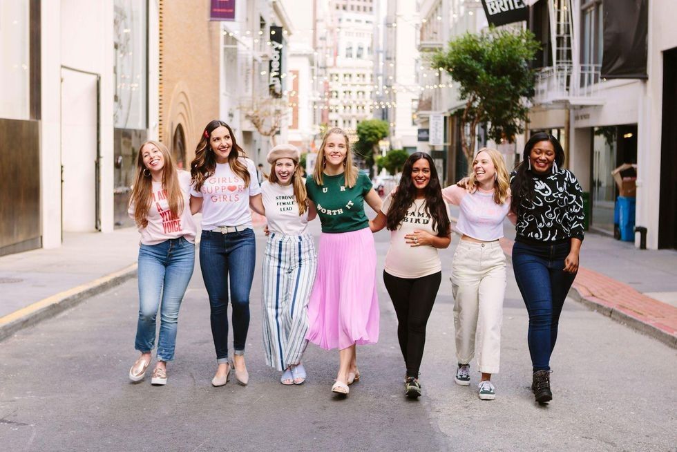 girl gang group of friends