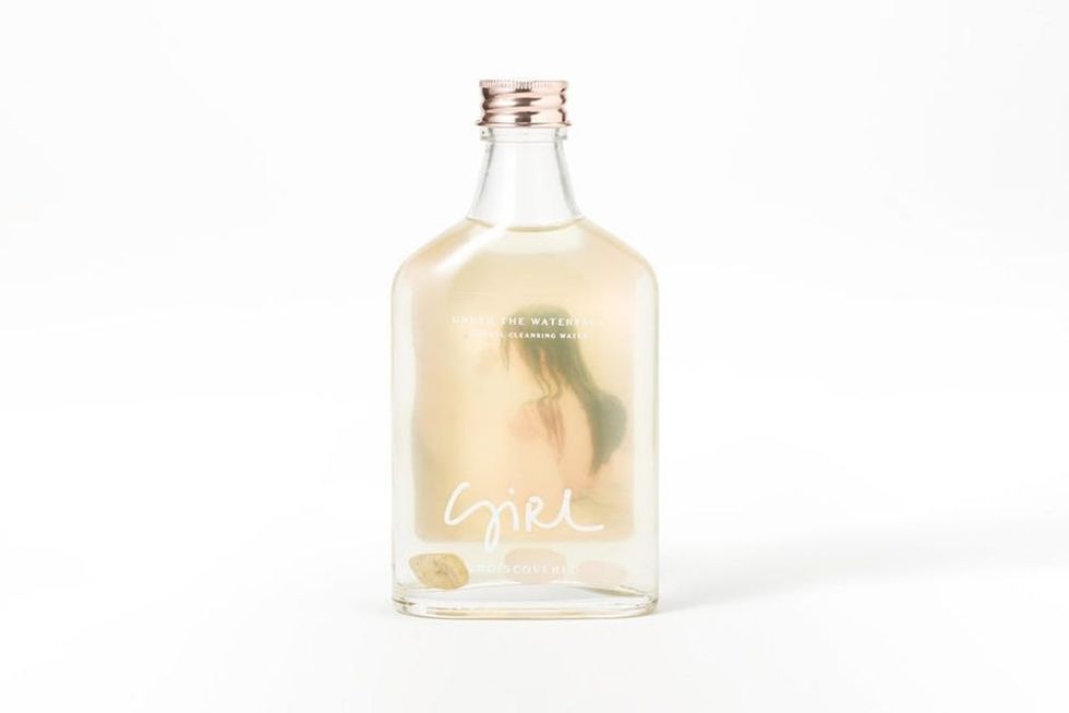 Girl Undiscovered Under The Waterfall Crystal Cleansing Water