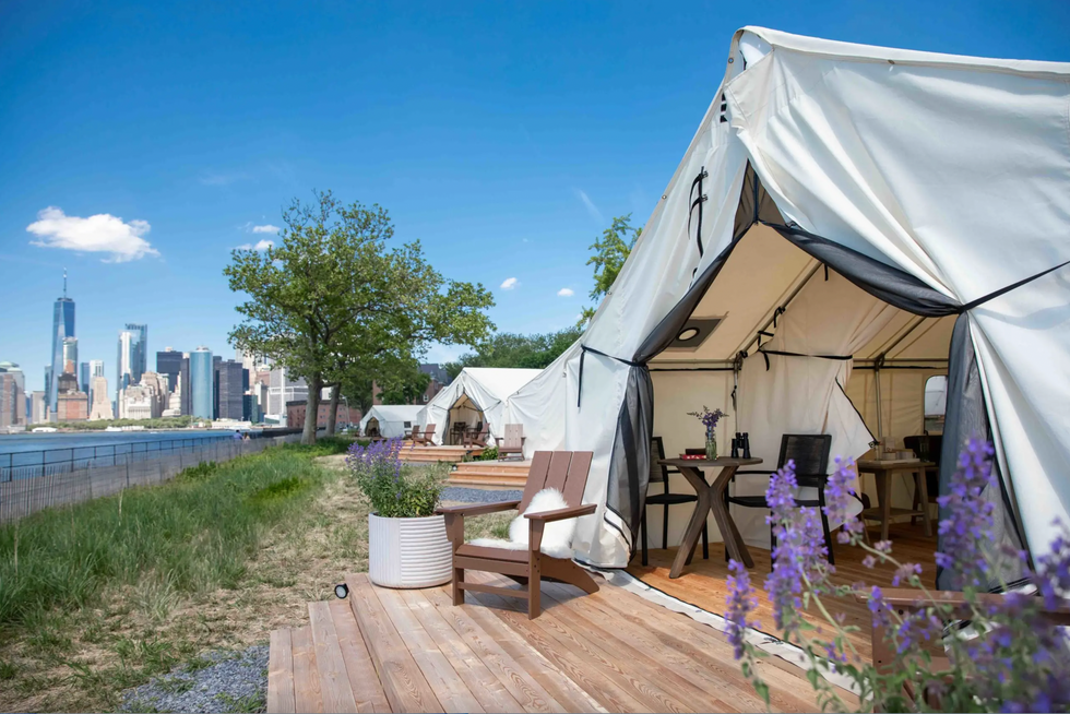 glamping on governor's island