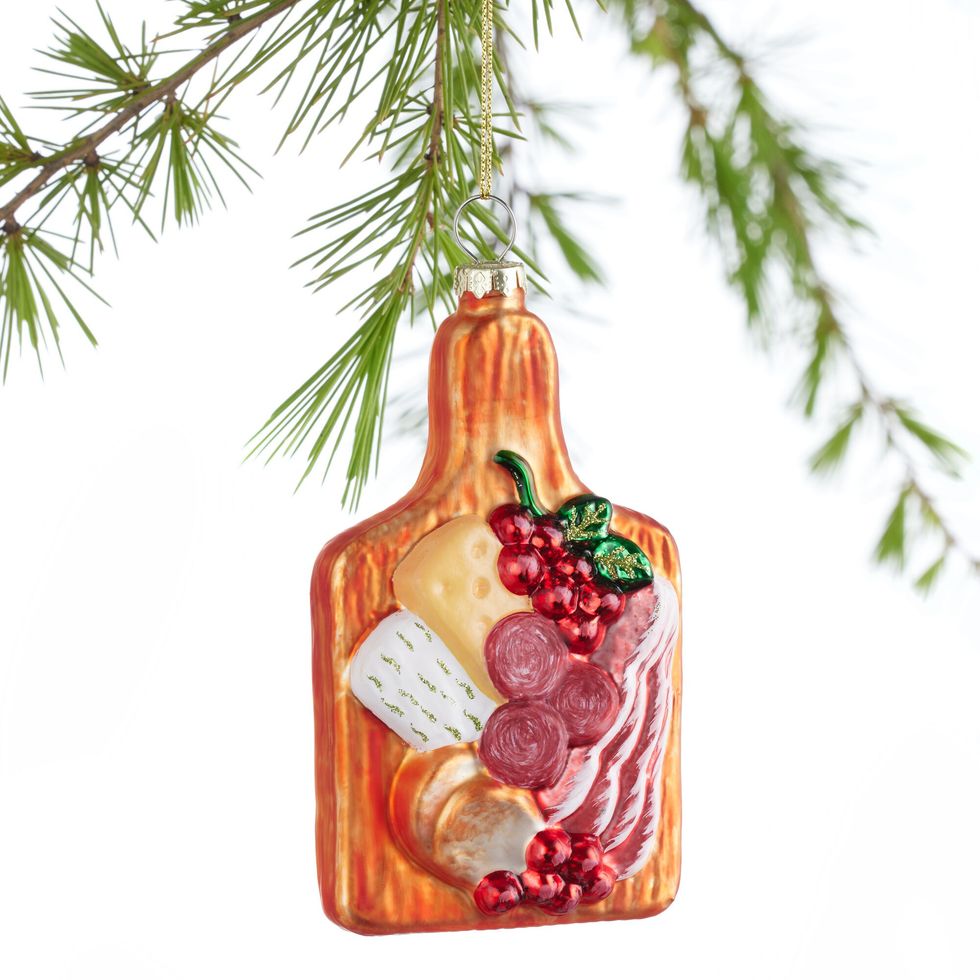 Glass Charcuterie Board Ornament