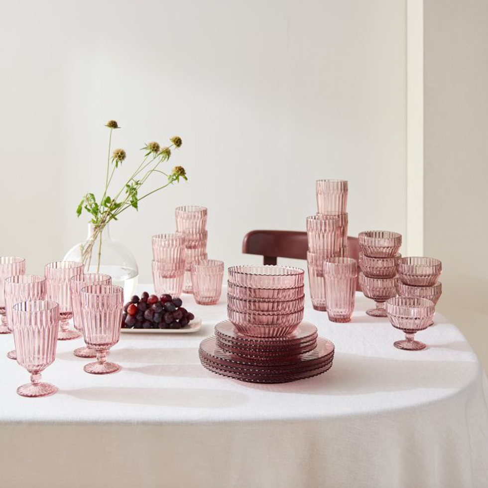 glass dinnerware