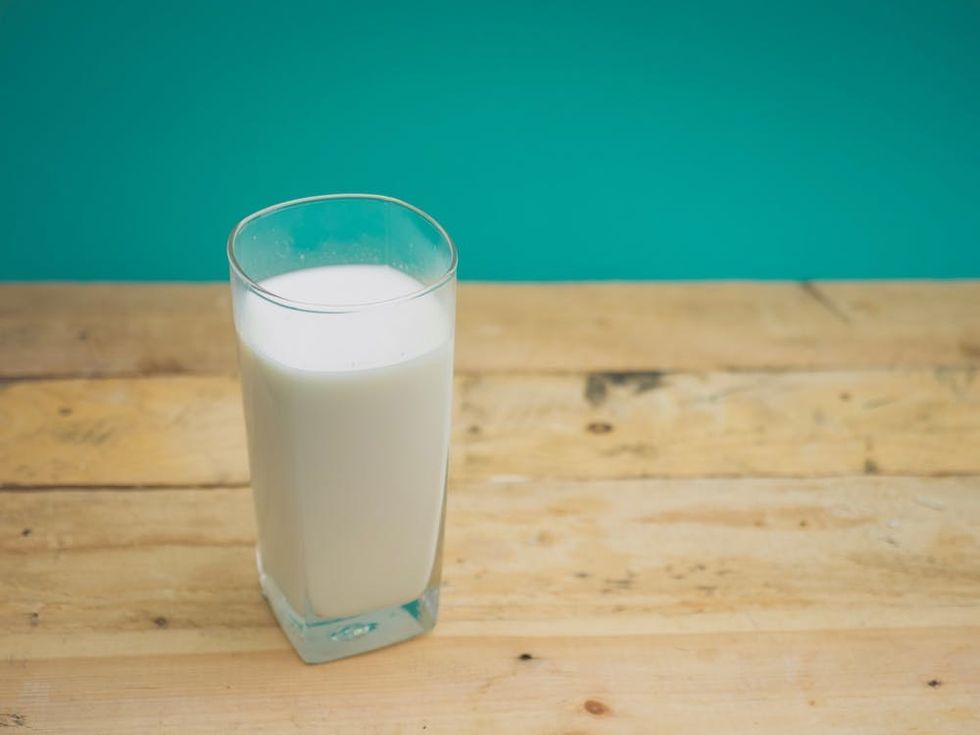 Glass of milk