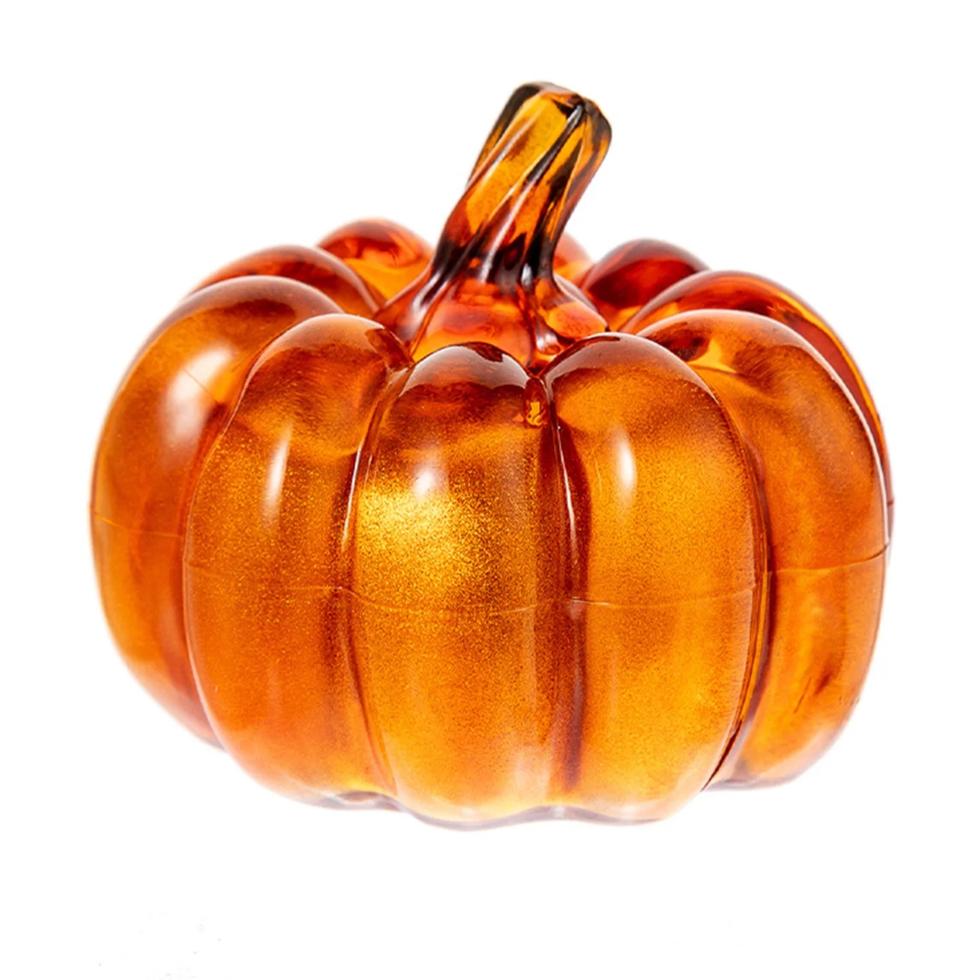 Glass Pumpkin Light