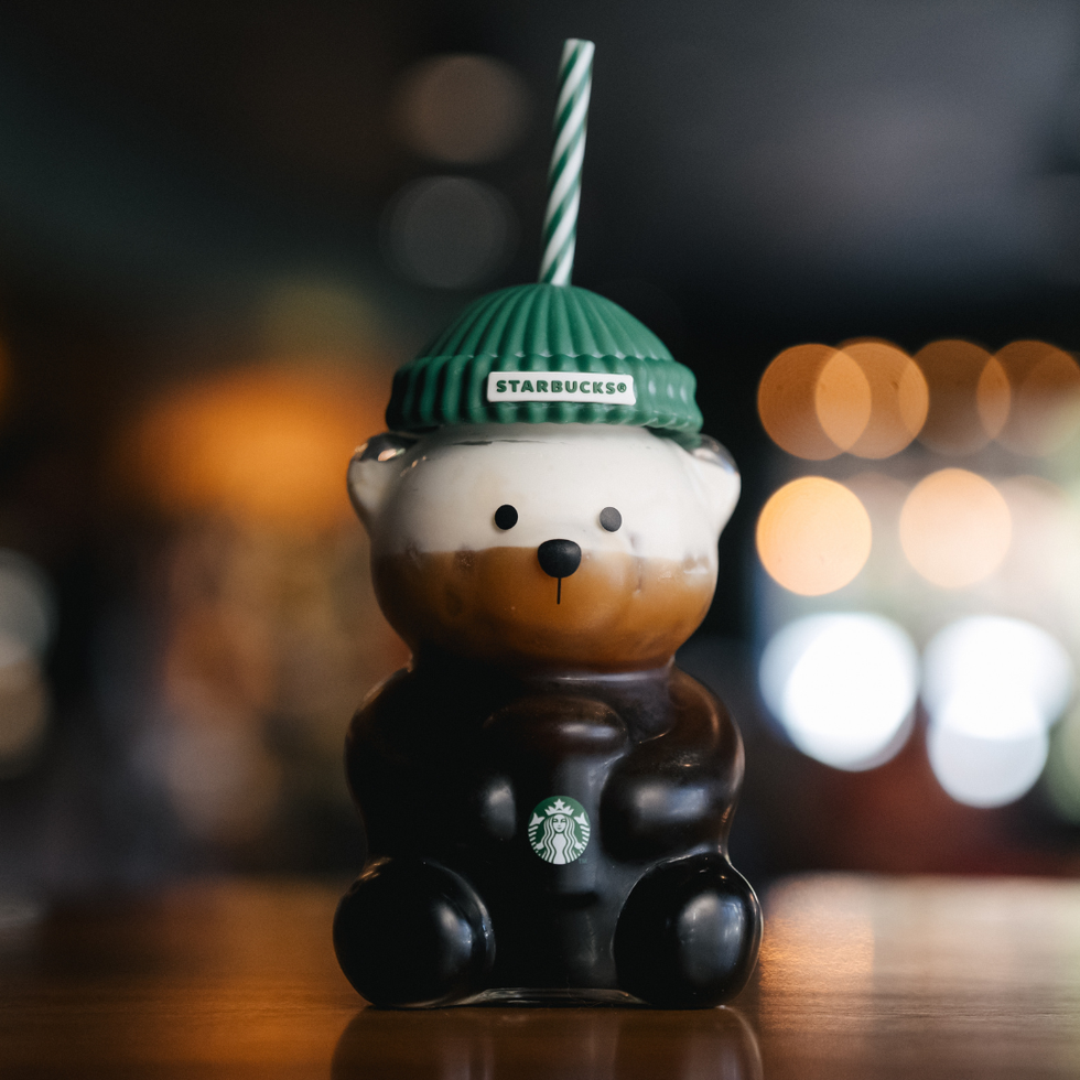 Glass Starbucks Bearista Cold Cup