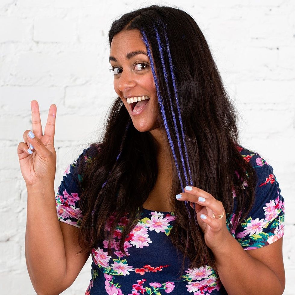 Shocking Glitter Hack for Stunning Festival Hair! Brit + Co