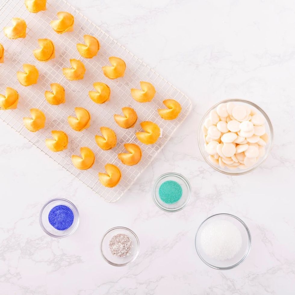 Glittery Fortune Cookies Recipe Ingredients