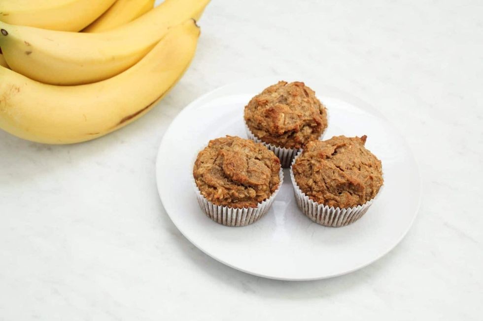 Gluten-Free Banana Nut Oat Muffins