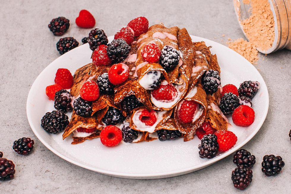 Gluten Free Berry Crepes