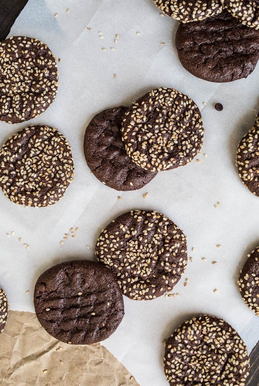 Gluten-Free Chocolate Tahini Cookies