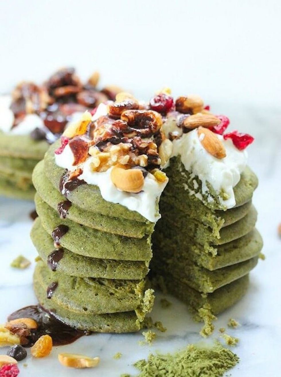 Gluten-Free-Green-Tea-Pancakes