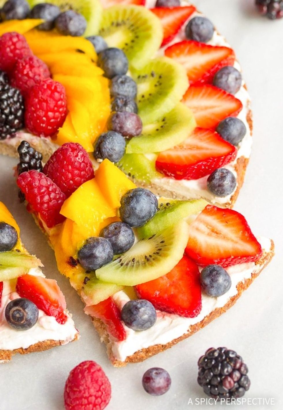 Gluten-Free Healthy Vegan Fruit Pizza