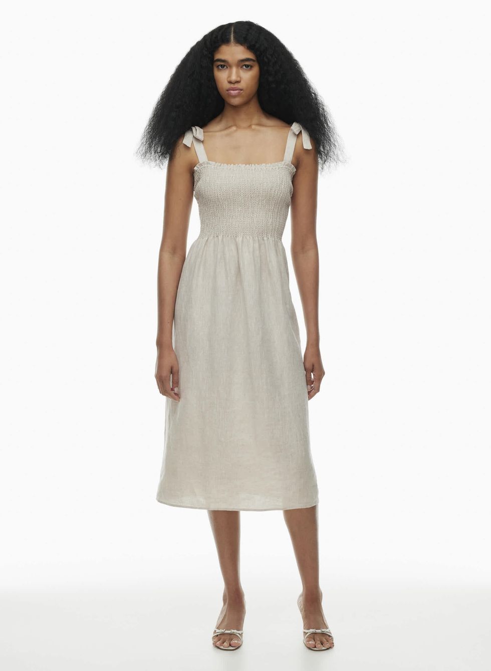 Golden Hour Linen Dress