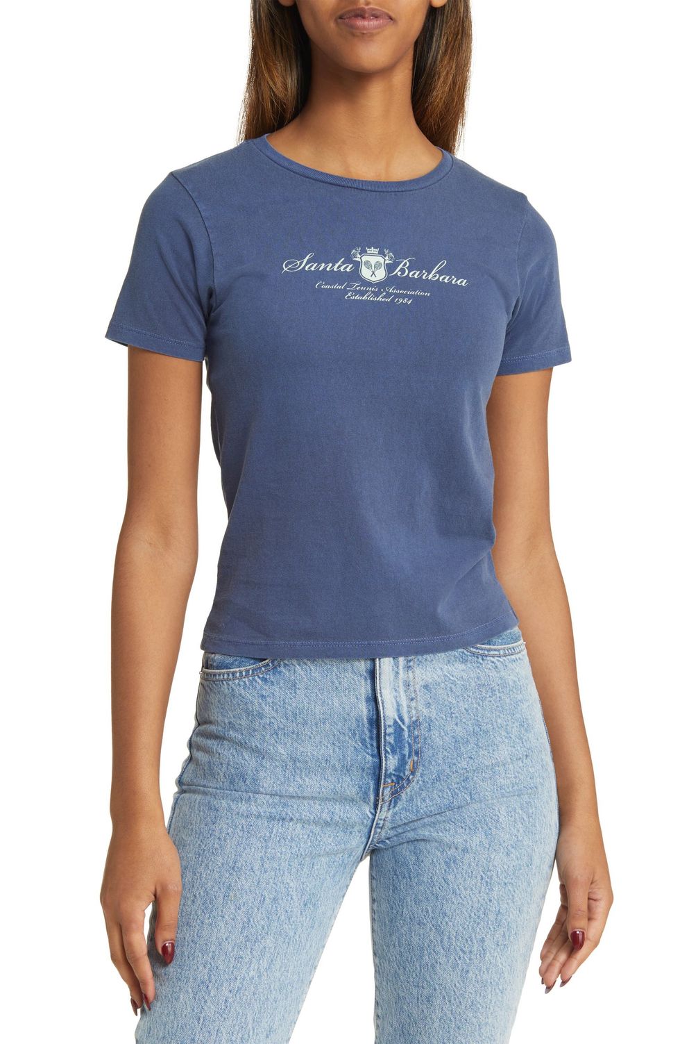 Golden Hour Santa Barbara Tennis Association Cotton Graphic Baby Tee