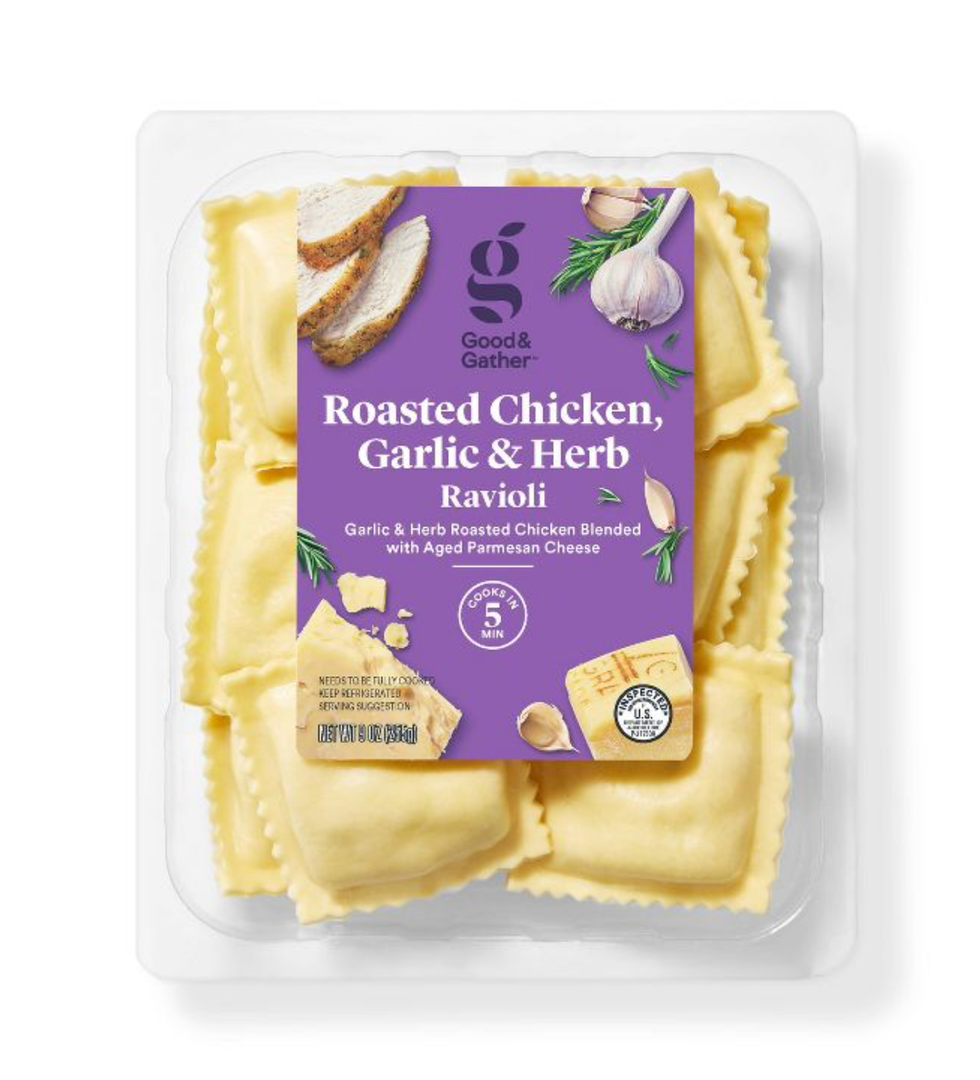 Good & Gather Chicken and Garlic Herb Ravioli