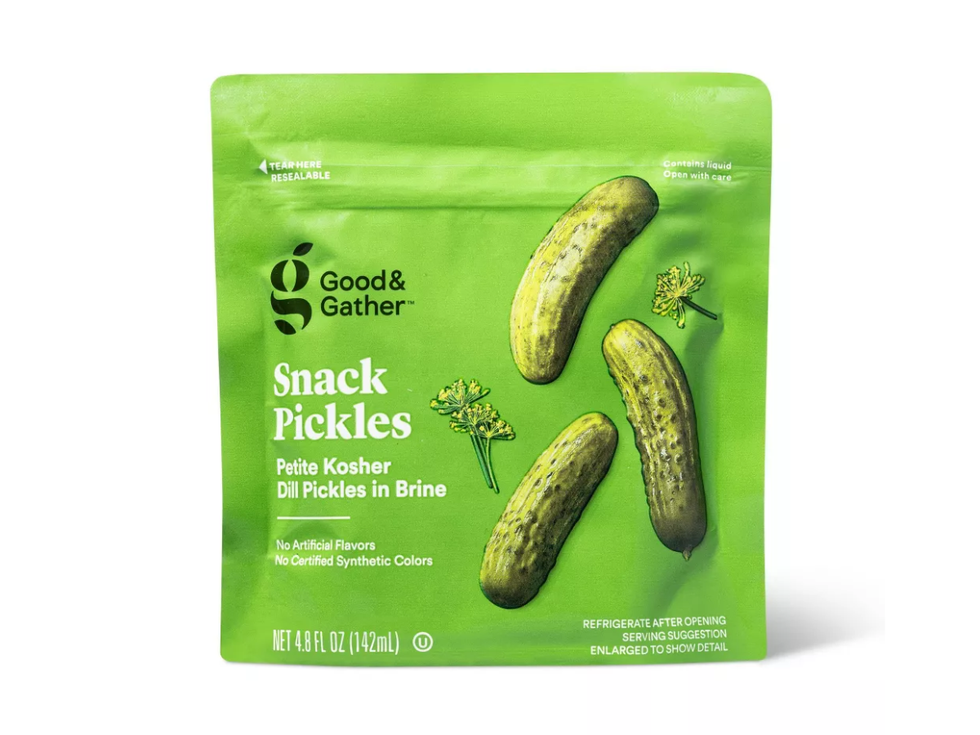 Good & Gather Petite Kosher Dill Pickle Snack Pouch