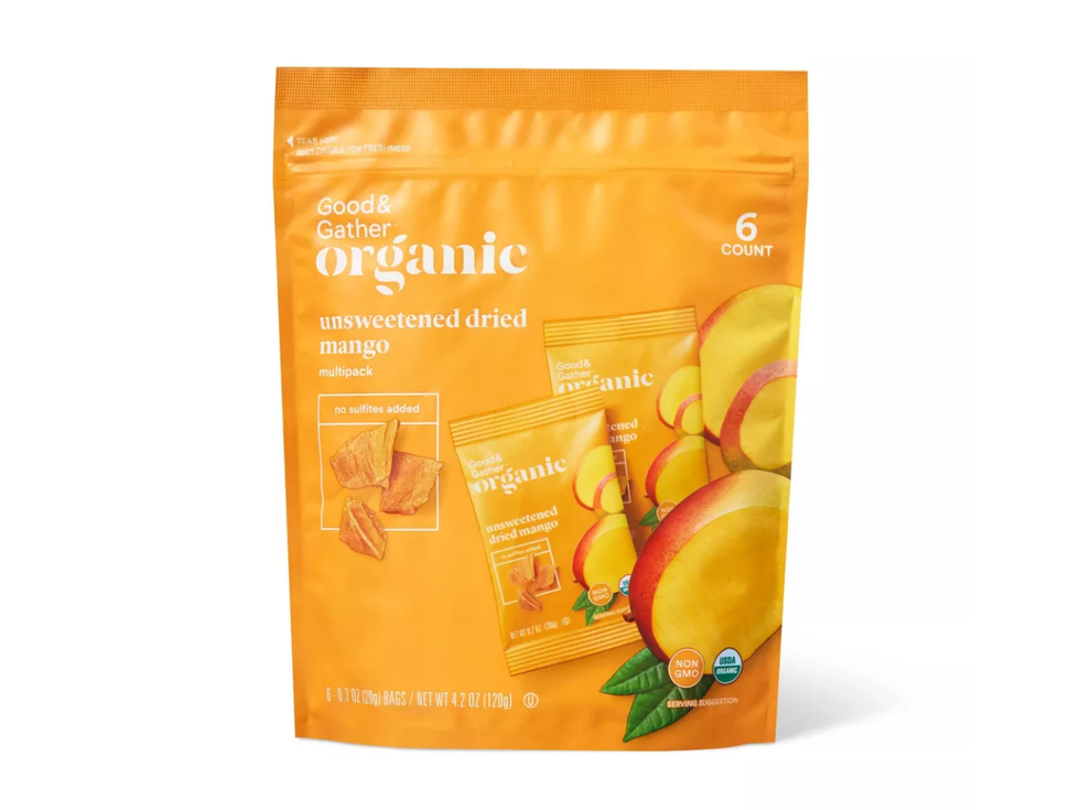 Good & Gather Unsweetened Sliced Dry Mango