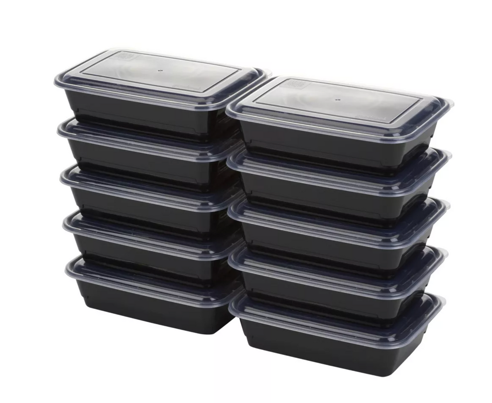 GoodCook Meal Prep 1-Compartment Containers + Lids