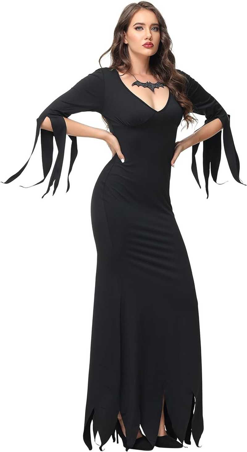 slim fit dress slacks Retro Vintage Punk & Gothic Medieval Dress Masquerade Witch Women's Halloween Carnival Masquerade Halloween Event Party Adults' Dress main image 1