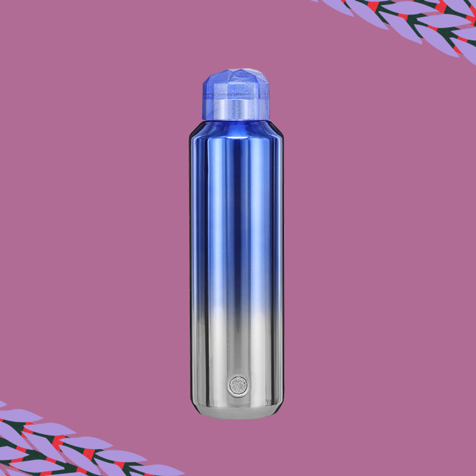Gradient Winter Blue Water Bottle