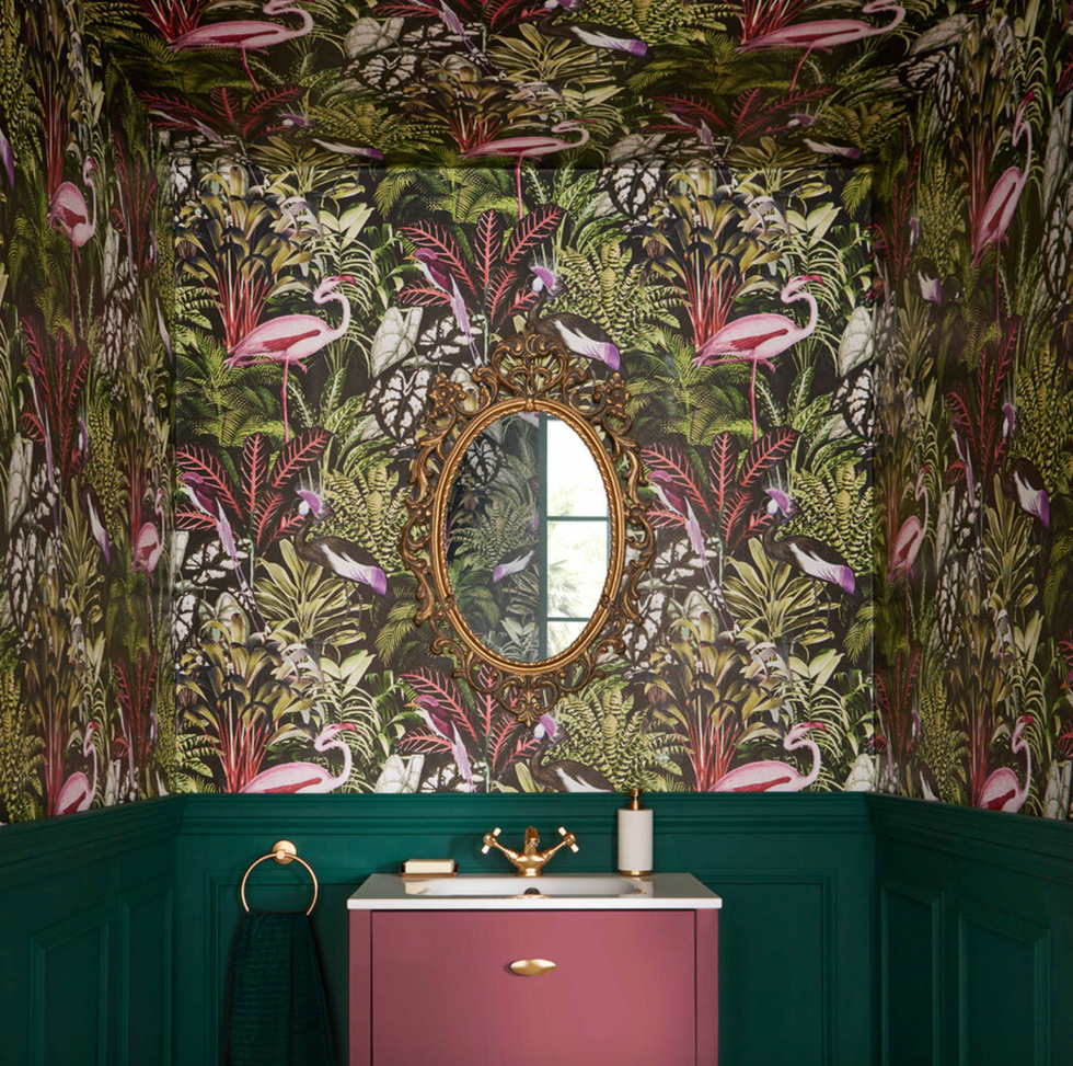 Graham & Brown Midnight Tropic Wallpaper