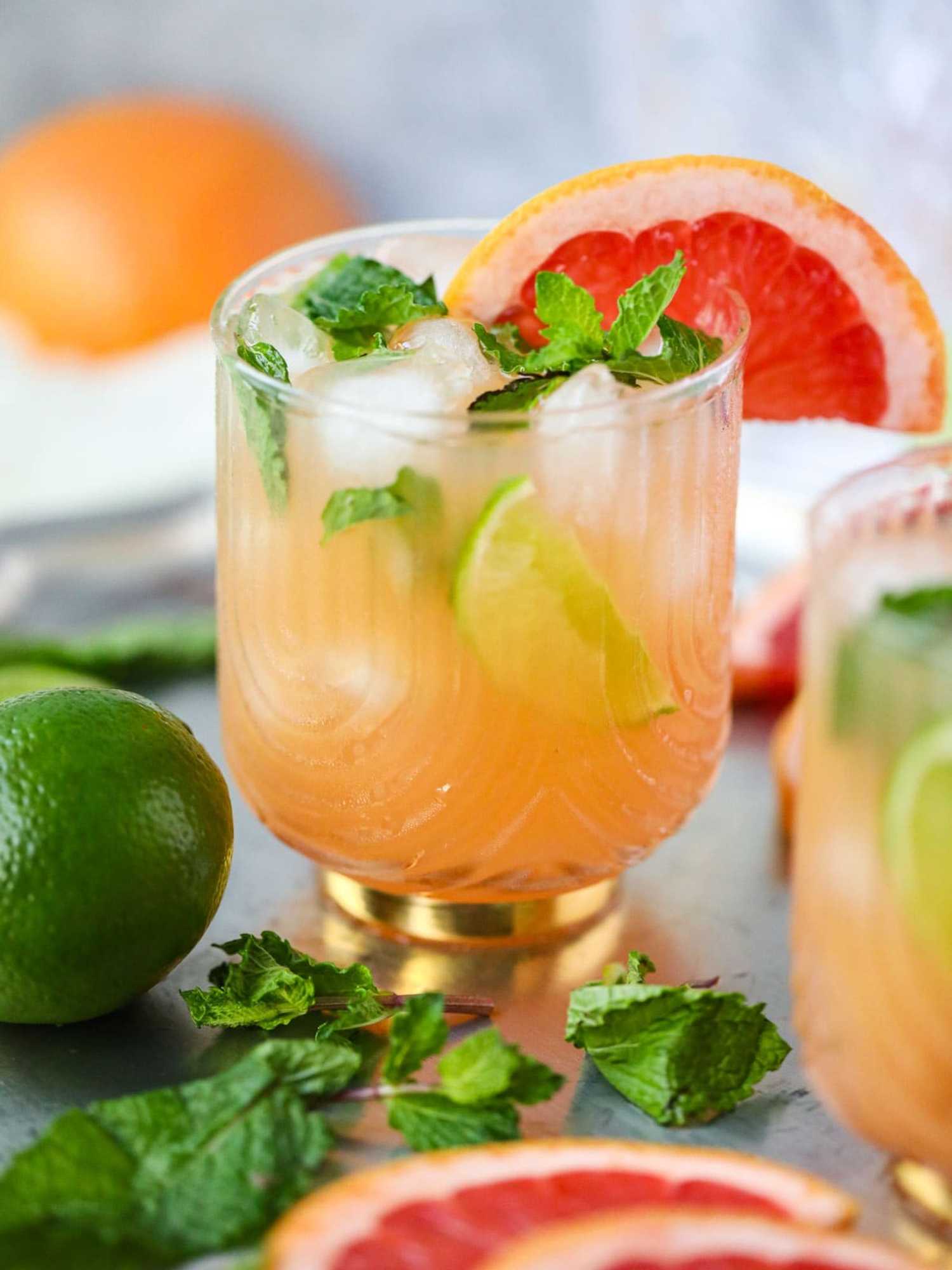 Grapefruit Ginger Beer Mocktail