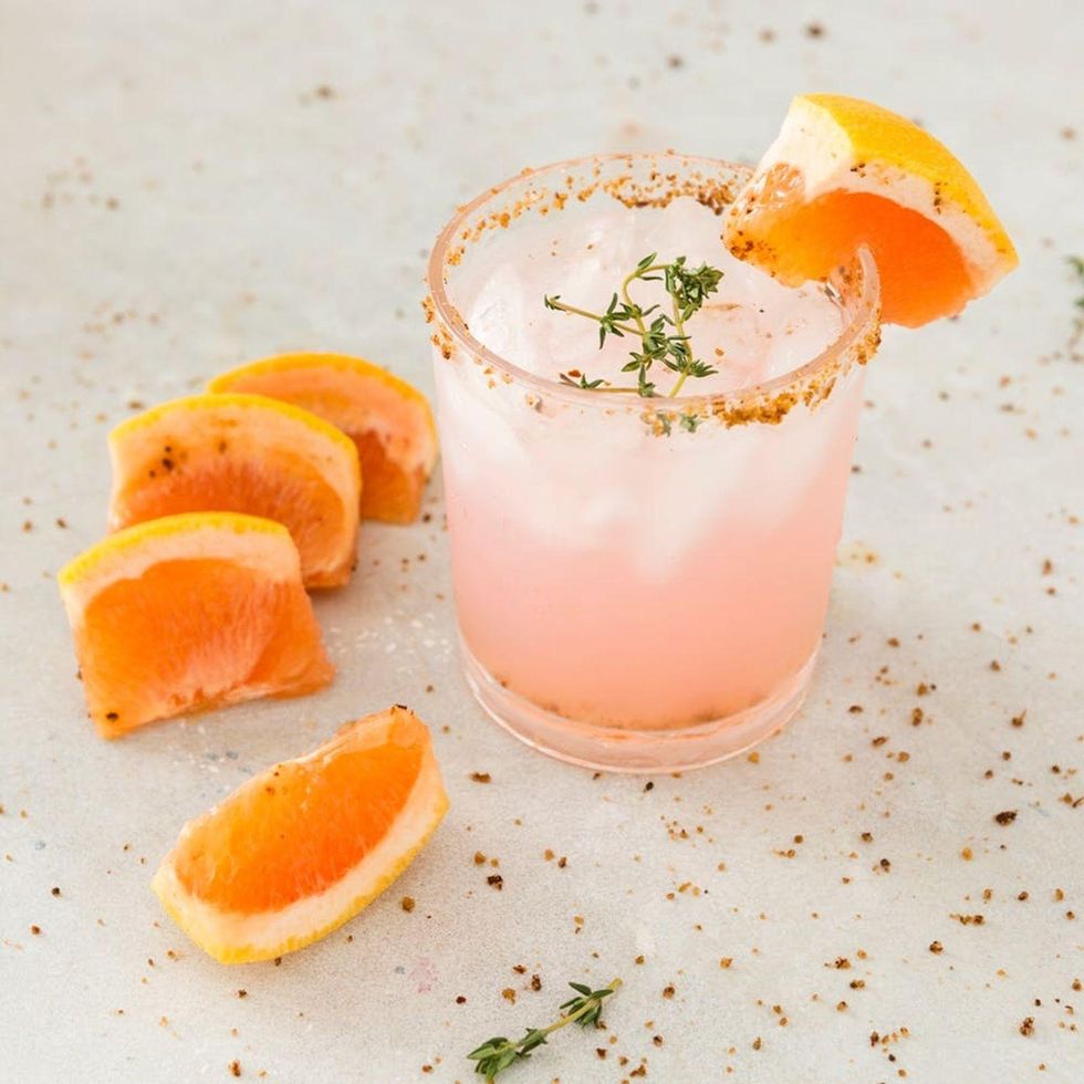 grapefruit mezcal pink cocktail