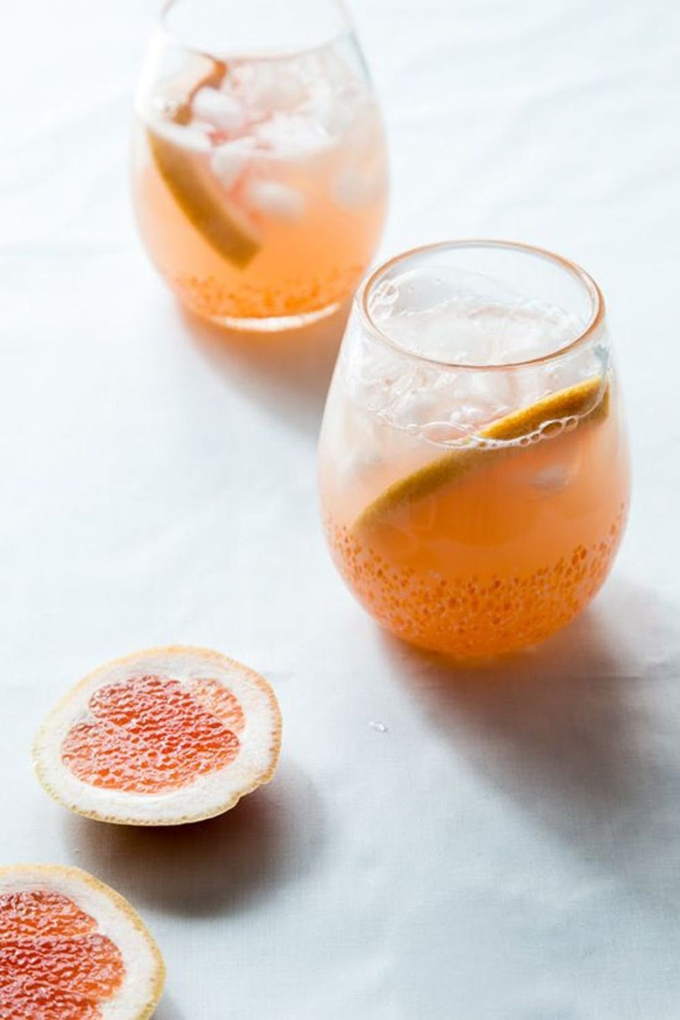 Grapefruit Mimosas cocktail recipe ideas