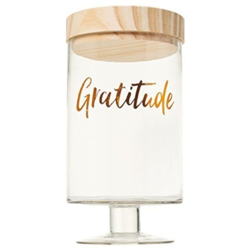 Gratitude Glass Jar 