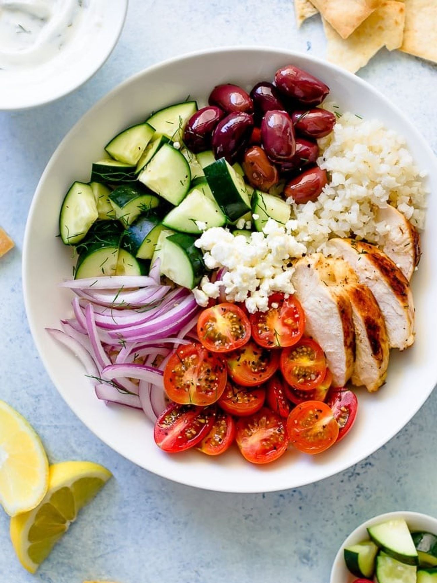Greek Chicken Bowls
