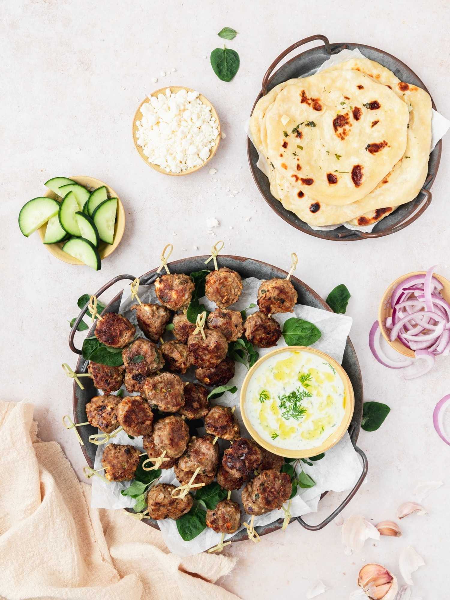 Greek Style Lamb Meatballs