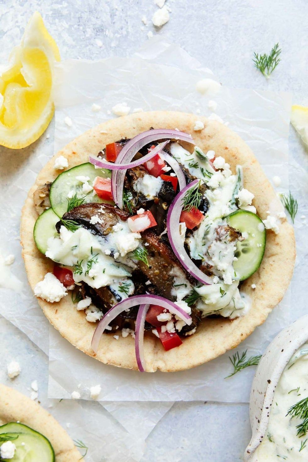 Greek Vegetarian Gyros