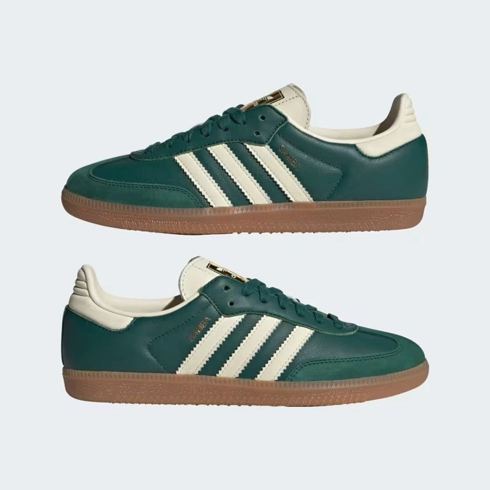 green adidas sambas