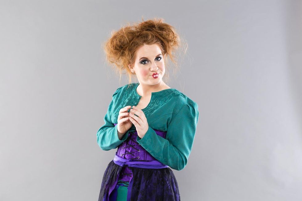 green and purple hocus pocus halloween costume