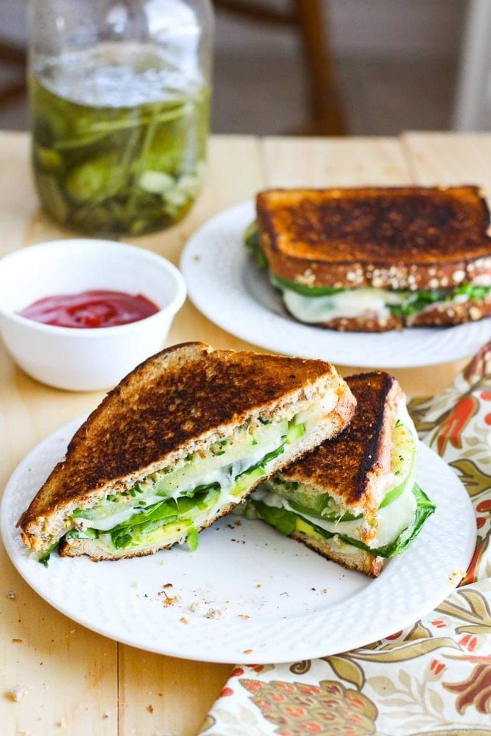Green Goddess Grilled Cheese Sandwich grilled cheese recipes