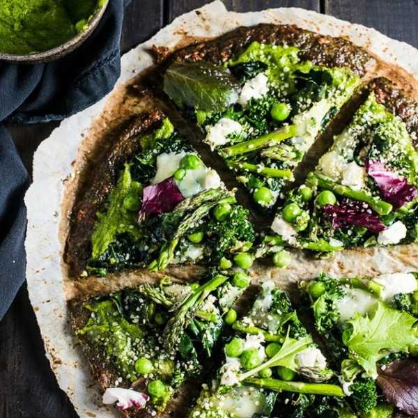 Green Goddess Pizza