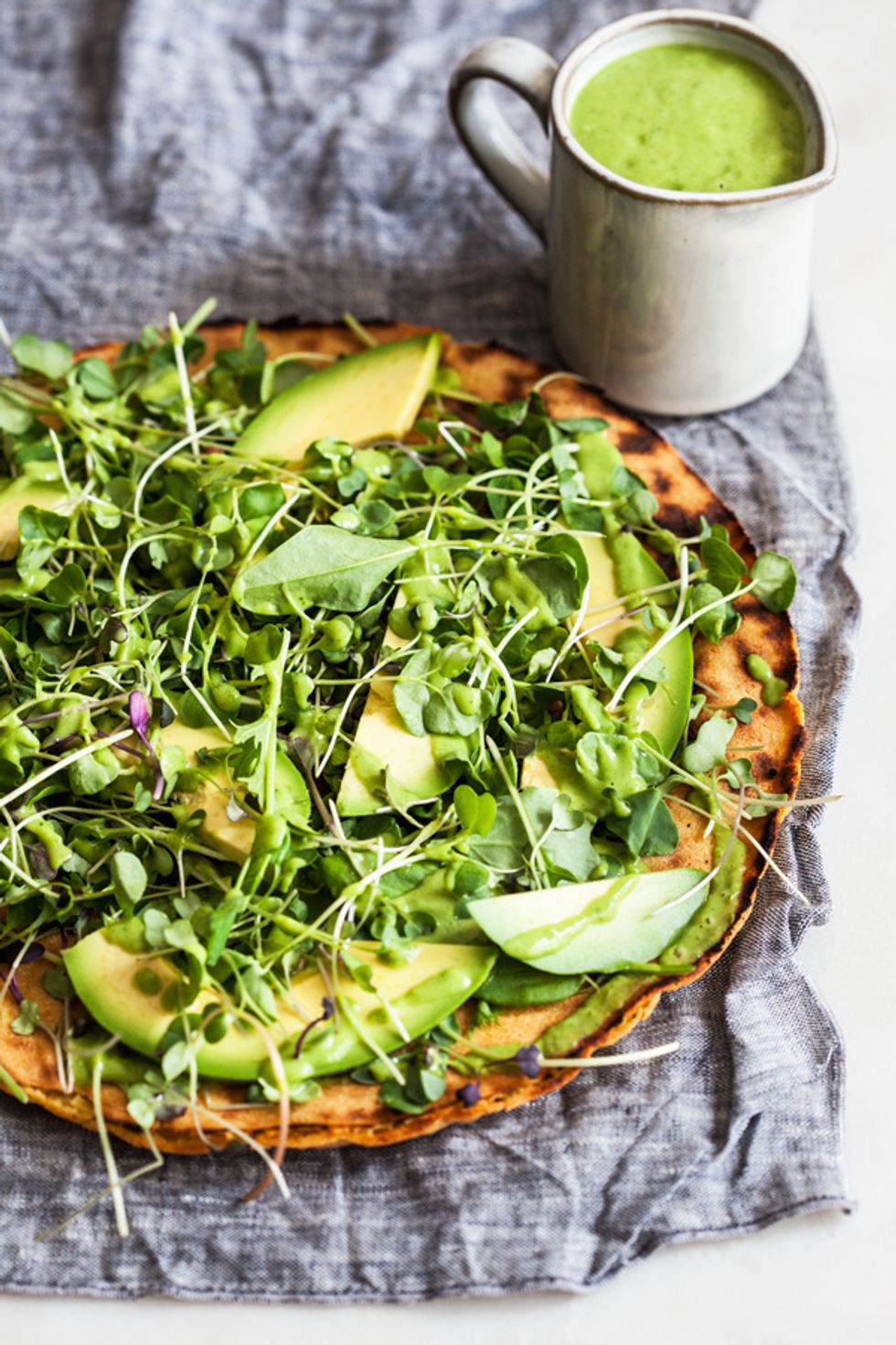 Green Goddess Spring Socca