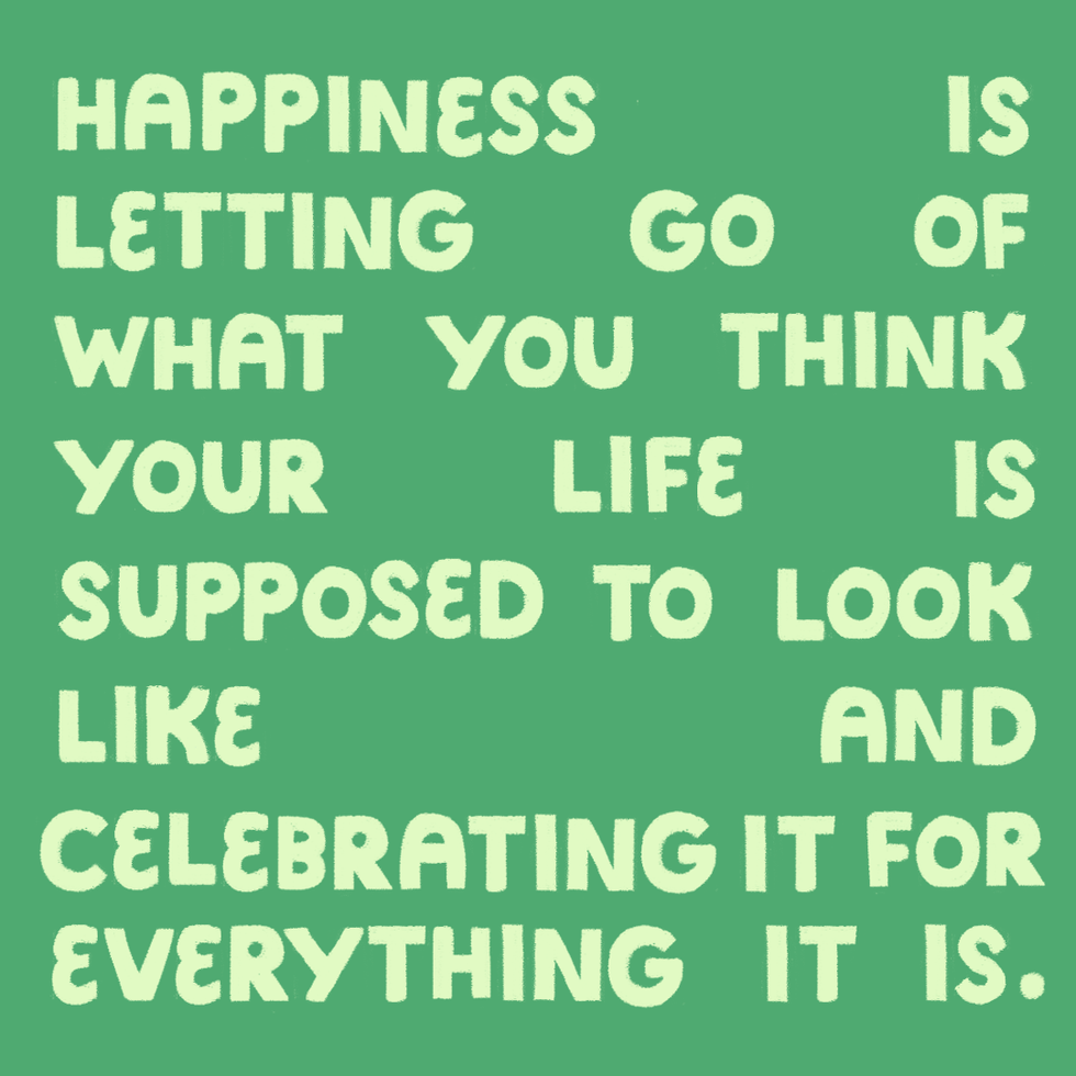 green inspirational quote