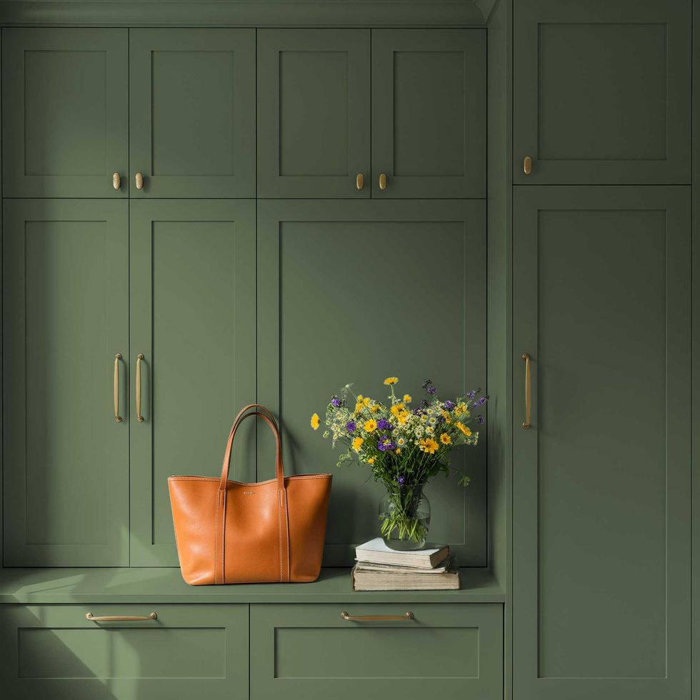 green paint