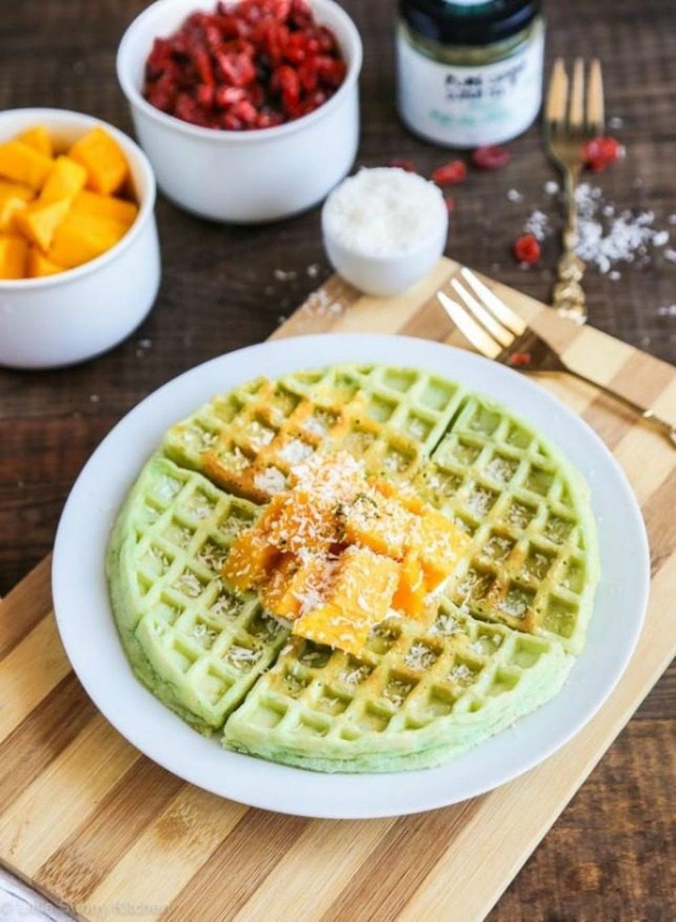 Green Tea Matcha Waffles