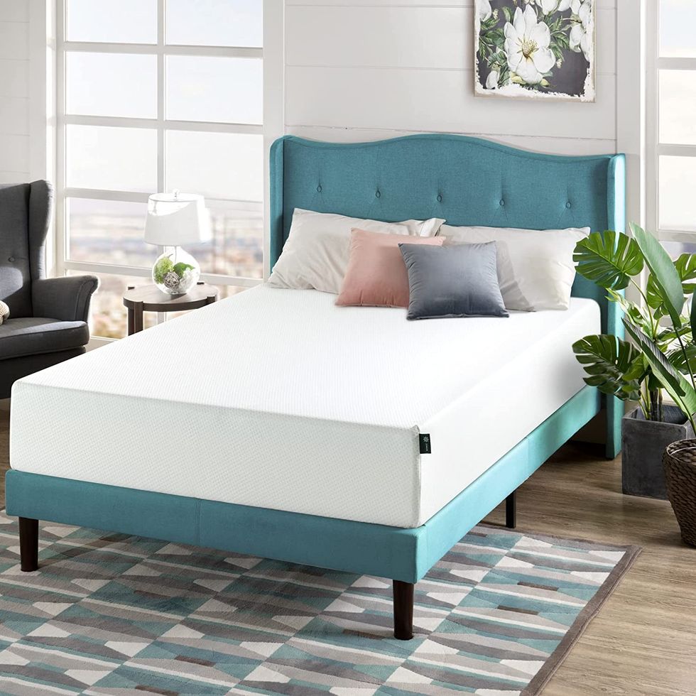green tea memory foam mattress