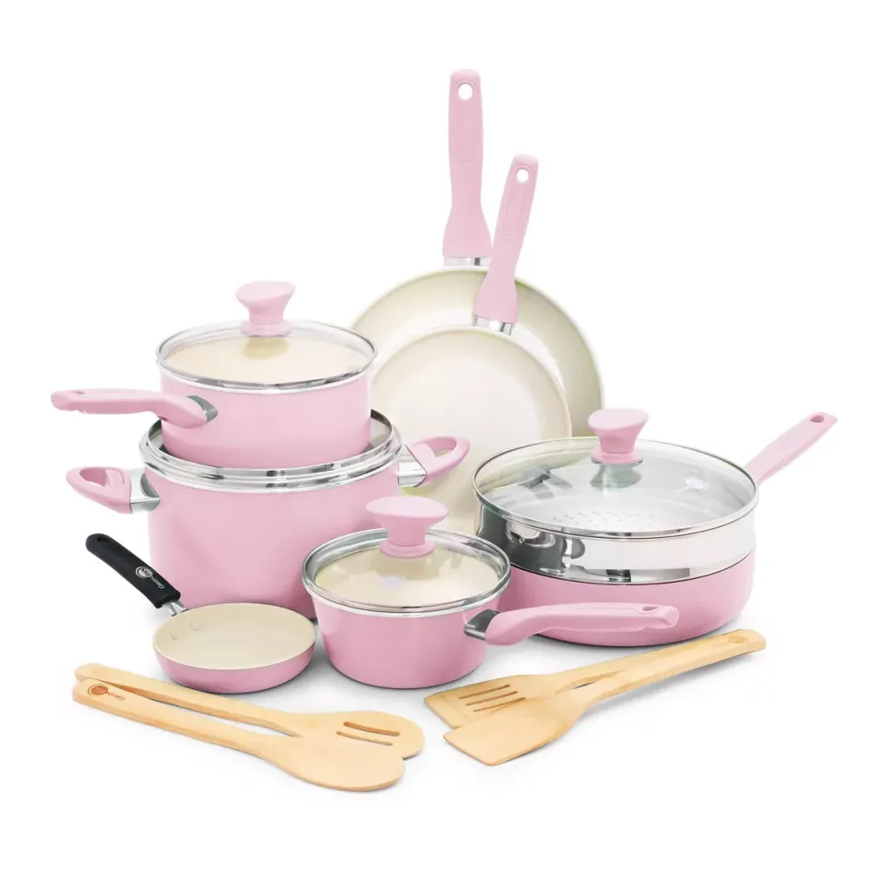 GreenPan Rio Nonstick Aluminum Cookware Set