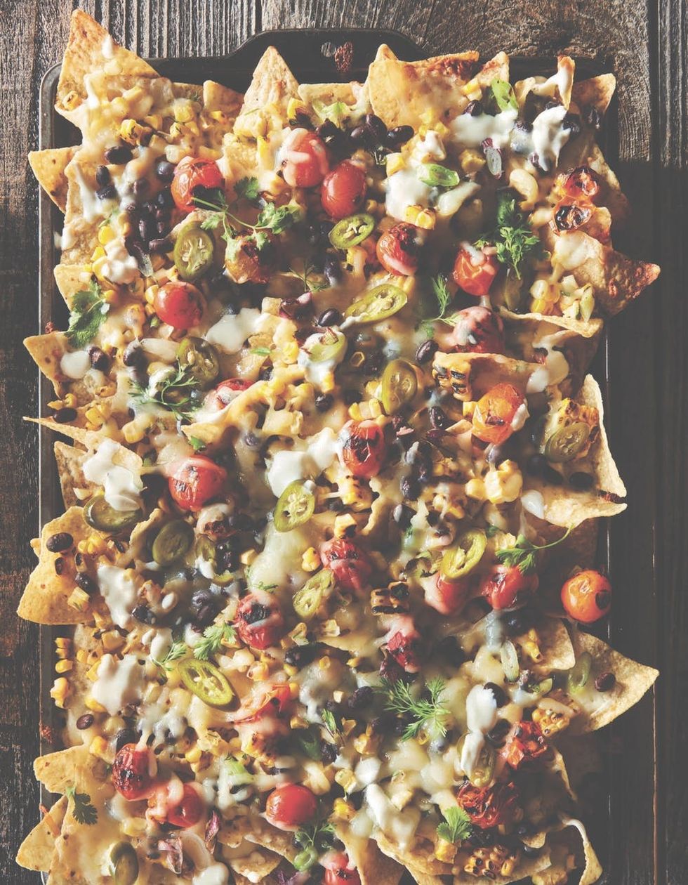 Grilled corn nachos from Any Night Cooking are what we want for dinner every night!