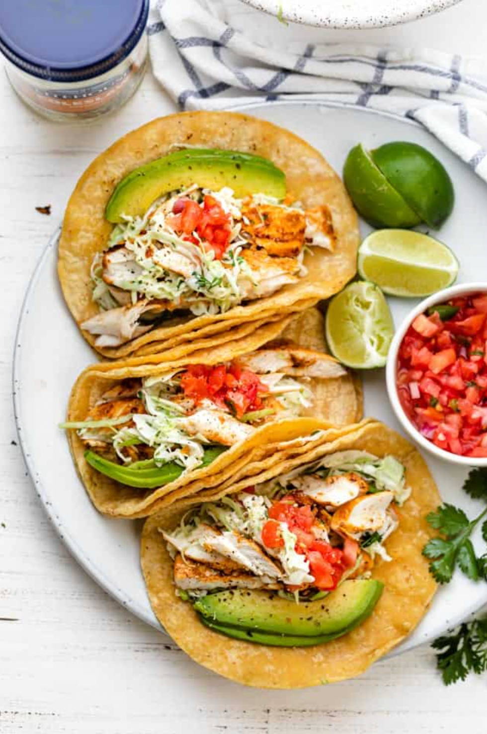 Grilled Fish Tacos with Coleslaw