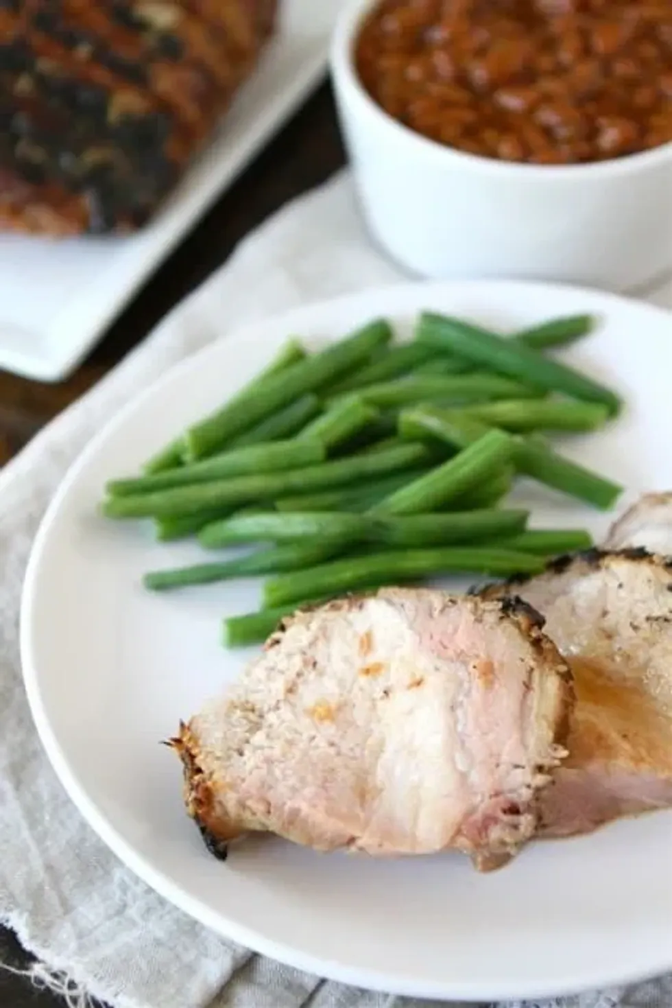 Grilled Honey Mustard Pork Tenderloin