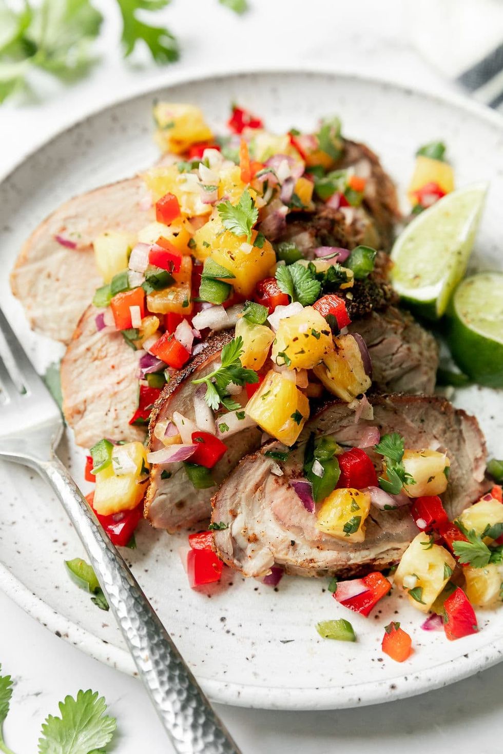Grilled Pork Tenderloin With Pineapple Salsa