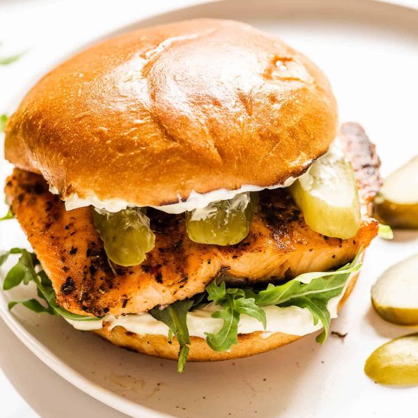 Grilled Salmon Sandwiches